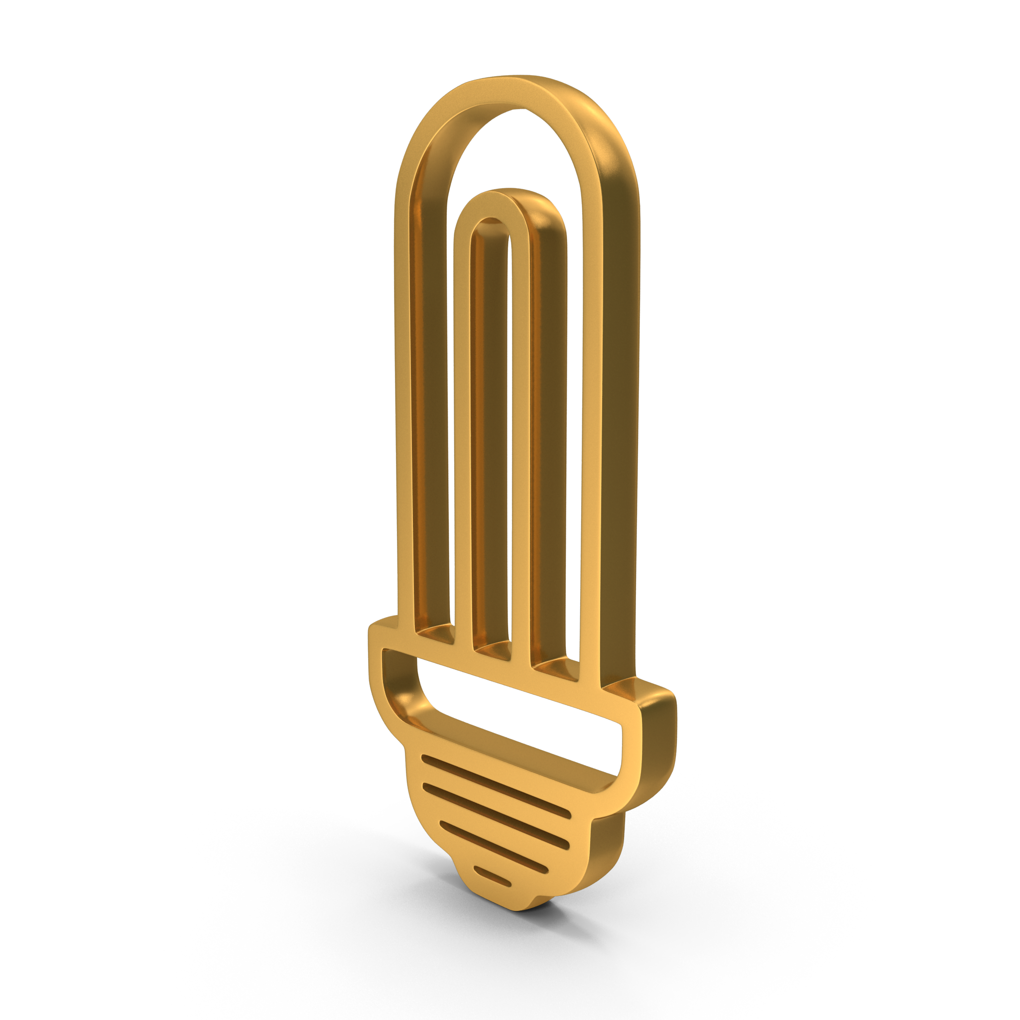Out Line Bulb Icon Gold.H03.2k
