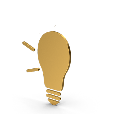 Symbol Light Bulb Gold.40watts